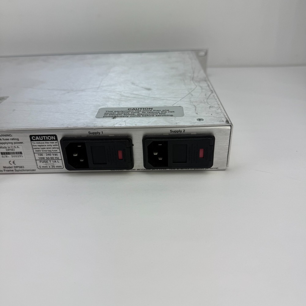 Dolby DP583 Audio Frame Synchronizer for Dolby E Broadcast & Studio Equipment