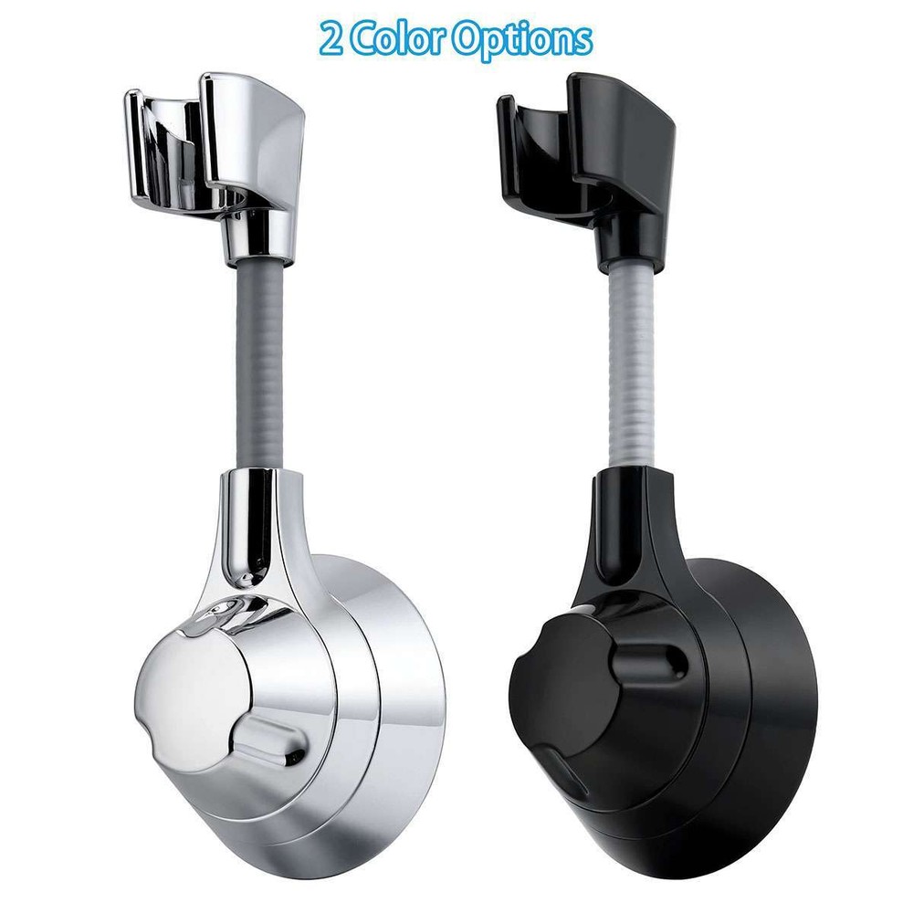 Adjustable Shower Head Holder Suction Cup Handheld Wall Mount Bathroom Bracket