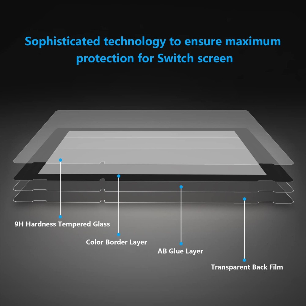 switch protective film black