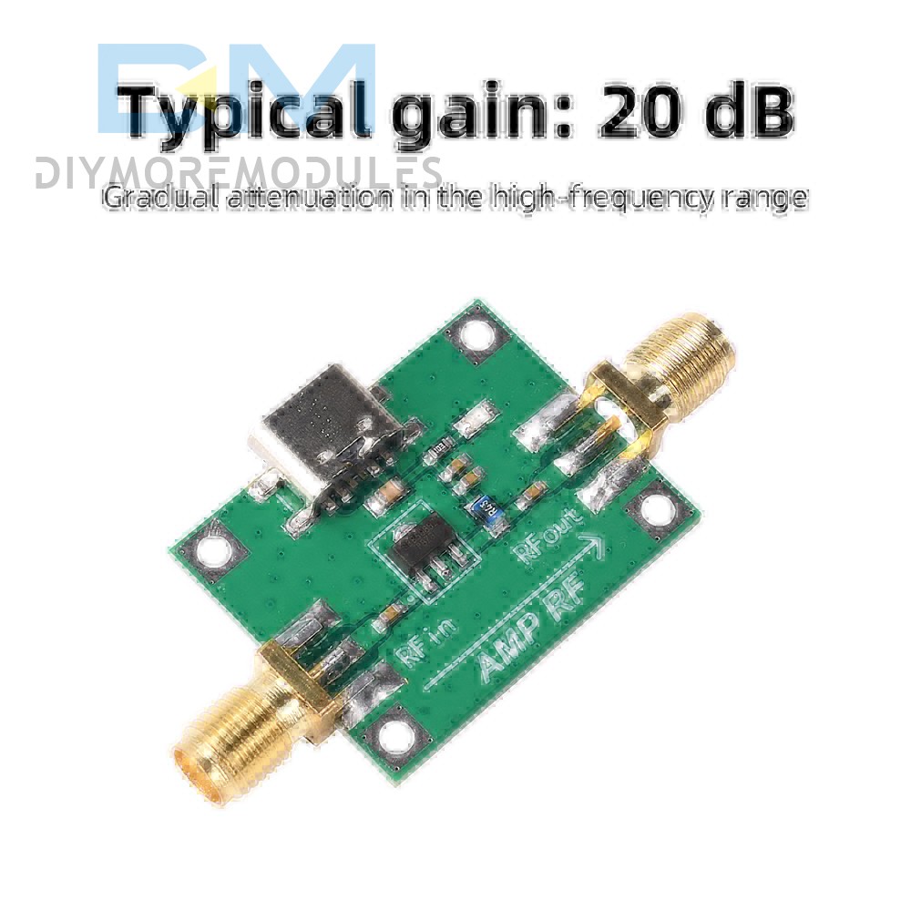 SBB5089 20dB Gain RF Module 5MHz–6GHz RF Power Amplifier RF Preamplifier Module