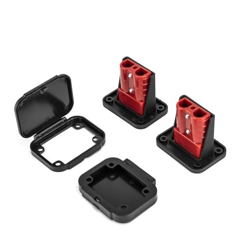 2pcs Battery Quick Connect/Disconnect Electrical Connector Plug with Flush 50A