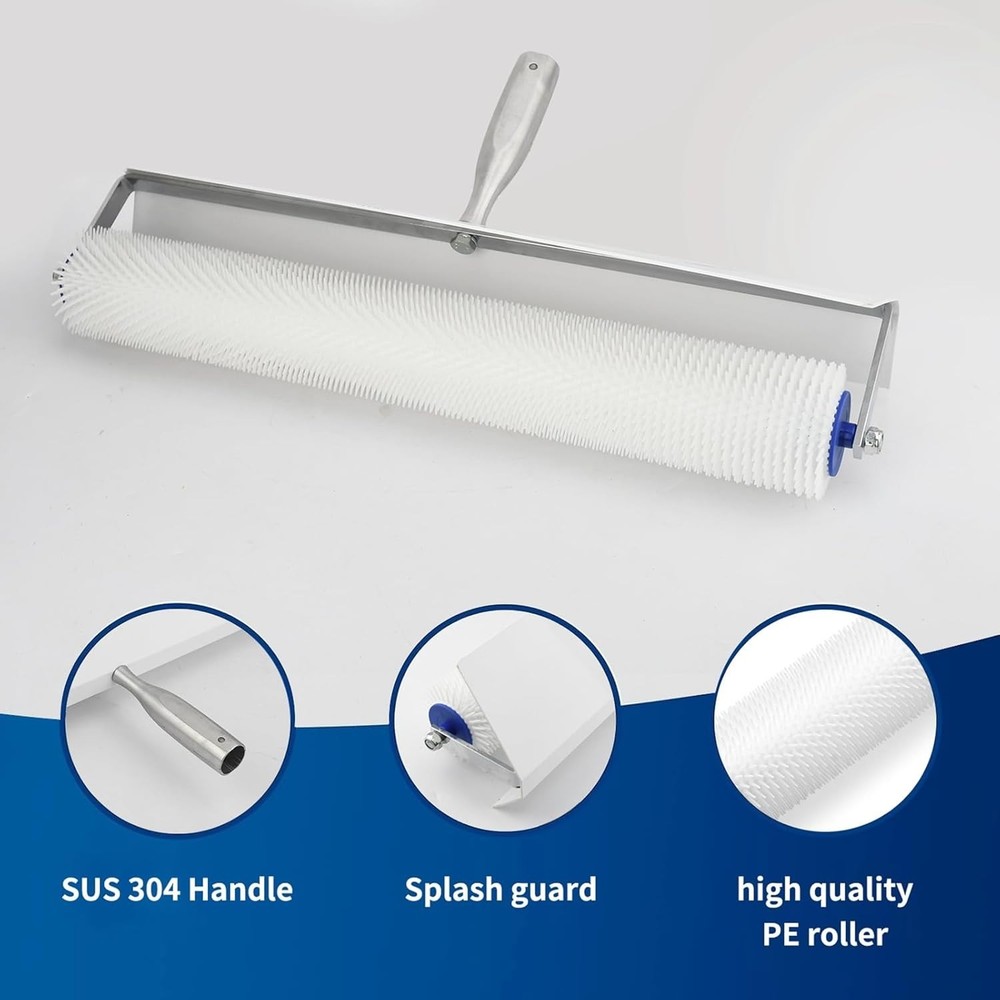 Self-Levelling Cement Tool Kit,Spike Roller for Self Leveling Cement