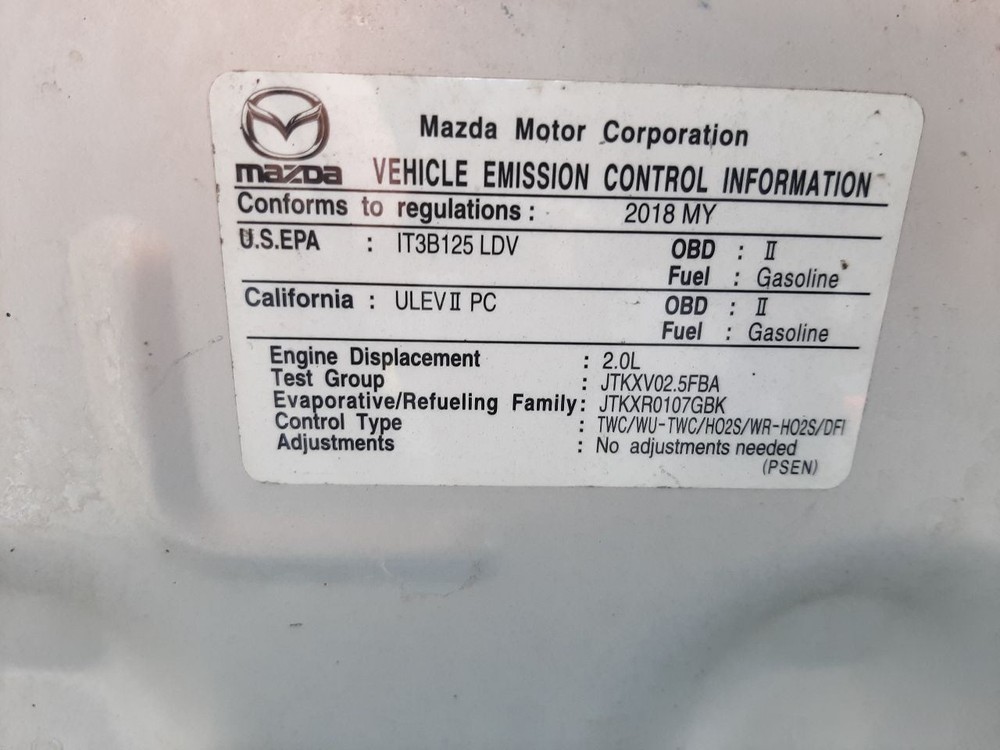 Camera/Projector Camera Front Windshield Mounted Fits 18-22 MAZDA CX-3 1064890