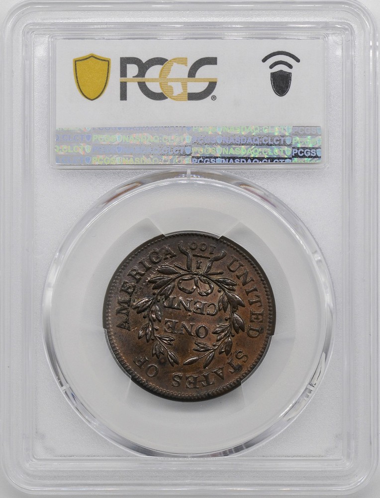 1802 DRAPED BUST 1C PCGS MS 64+ BN