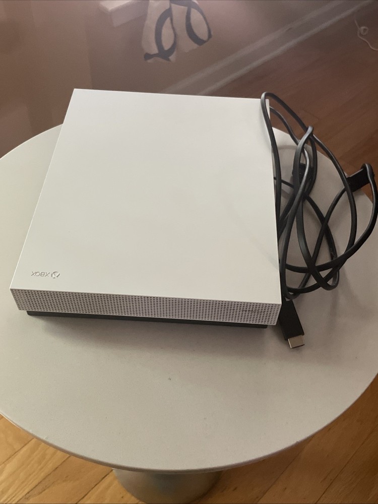 Microsoft Xbox One S White Home Console with Cords No Controller