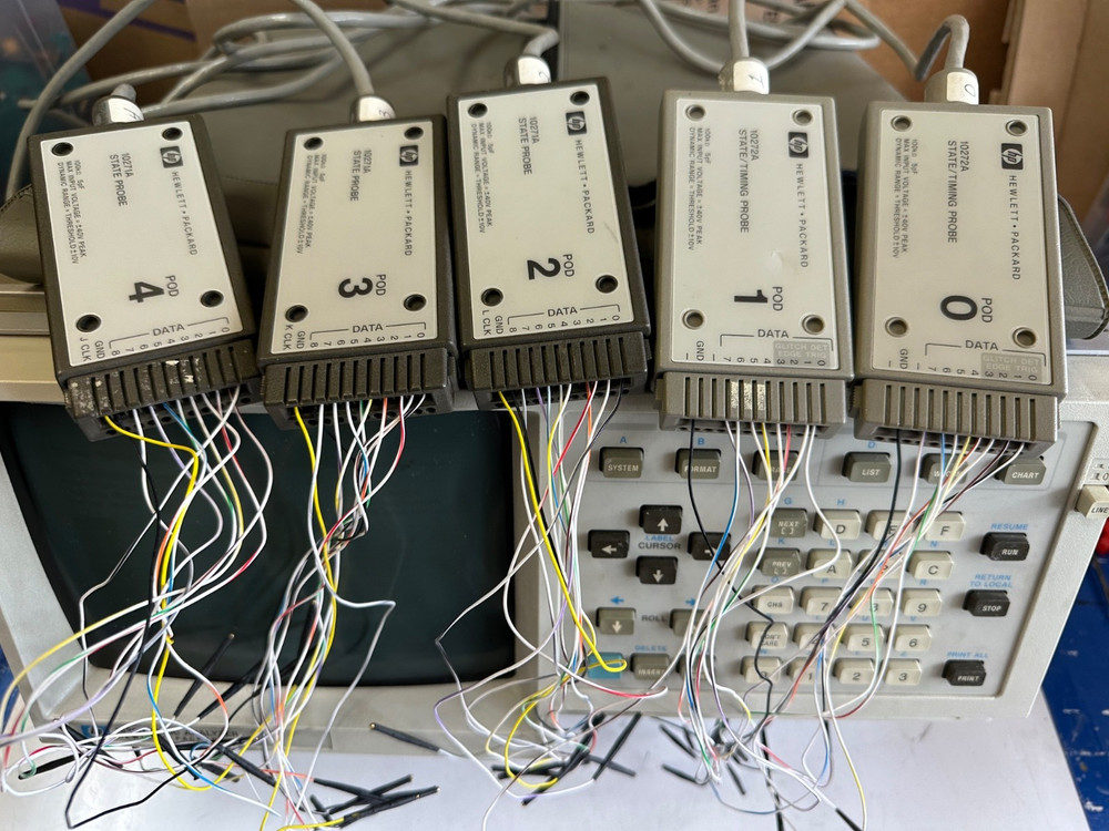 HP 1630D Logic Analyzer w/ 5pcs State/Timing Probes
