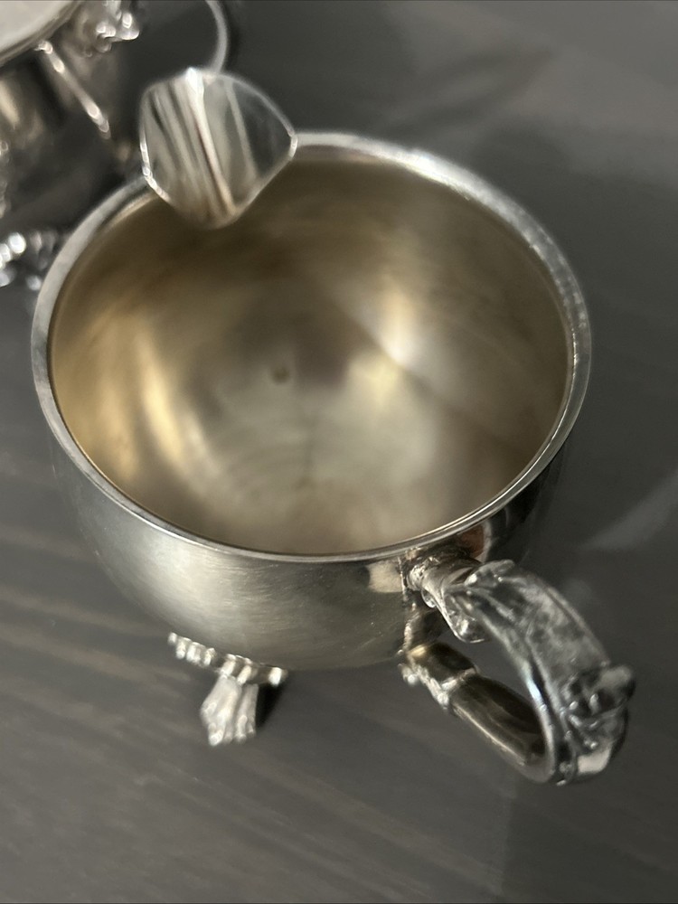 Vintage Silverplate Creamer & Sugar Set