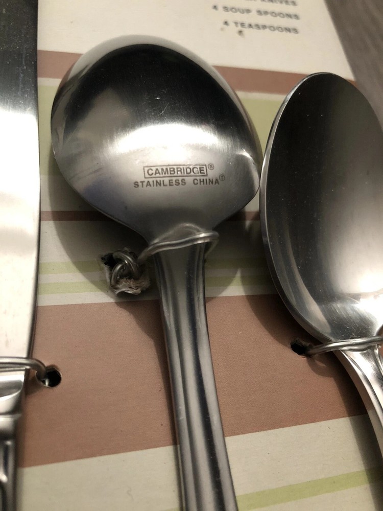 CAMBRIDGE - CABIN - Stainless Flatware Silverware - YOU CHOOSE CHOICE - MINT