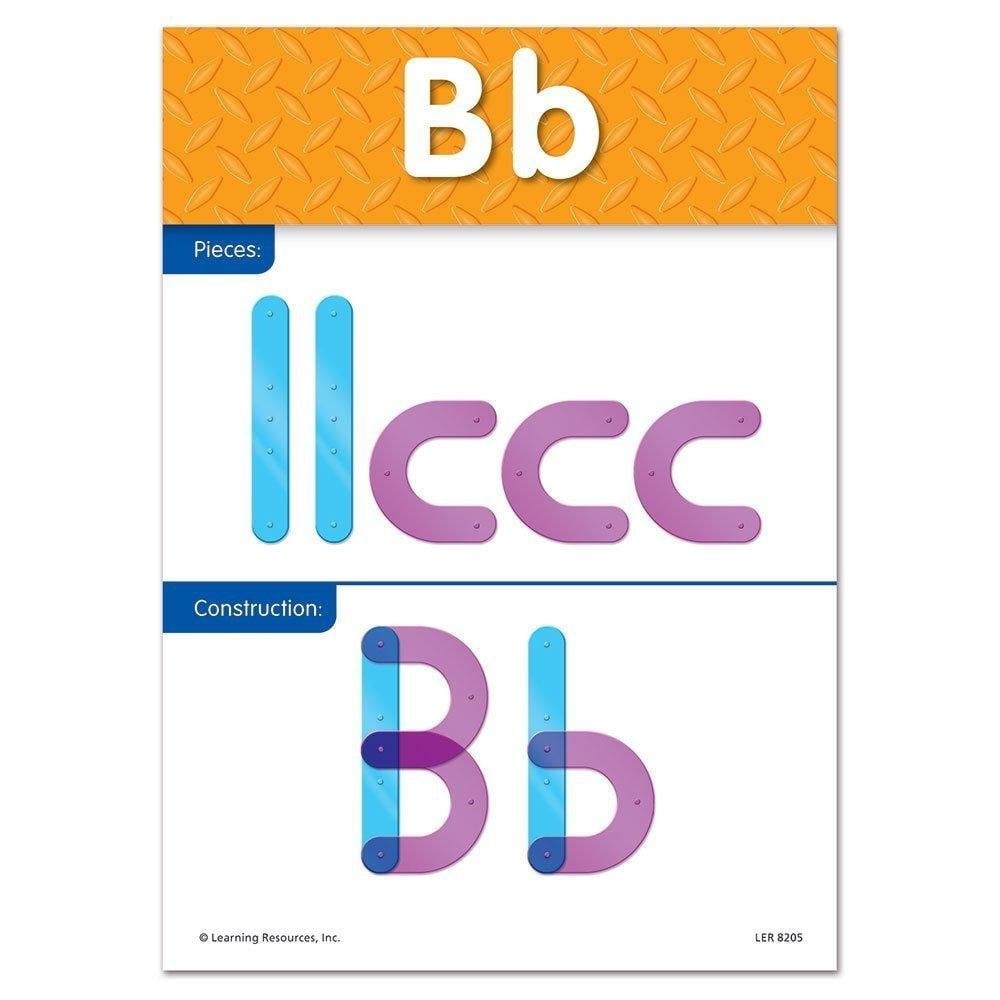 Learning Resources Letter Construction Activity Set, Educational Toys, Ages 3+
