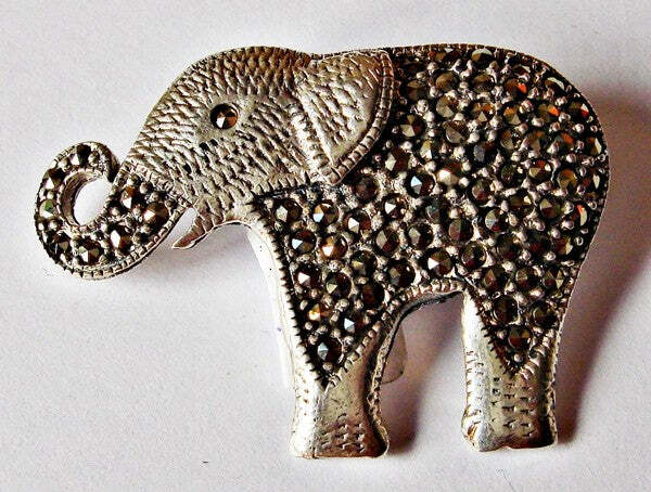 elephant brooch