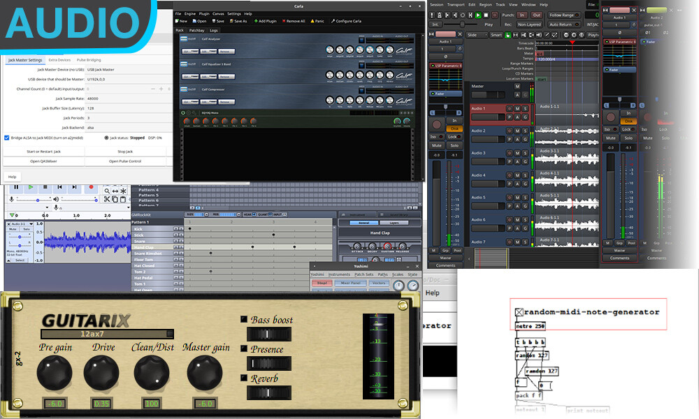 Ubuntu Studio LINUX INSTALL & LIVE DVD Editions