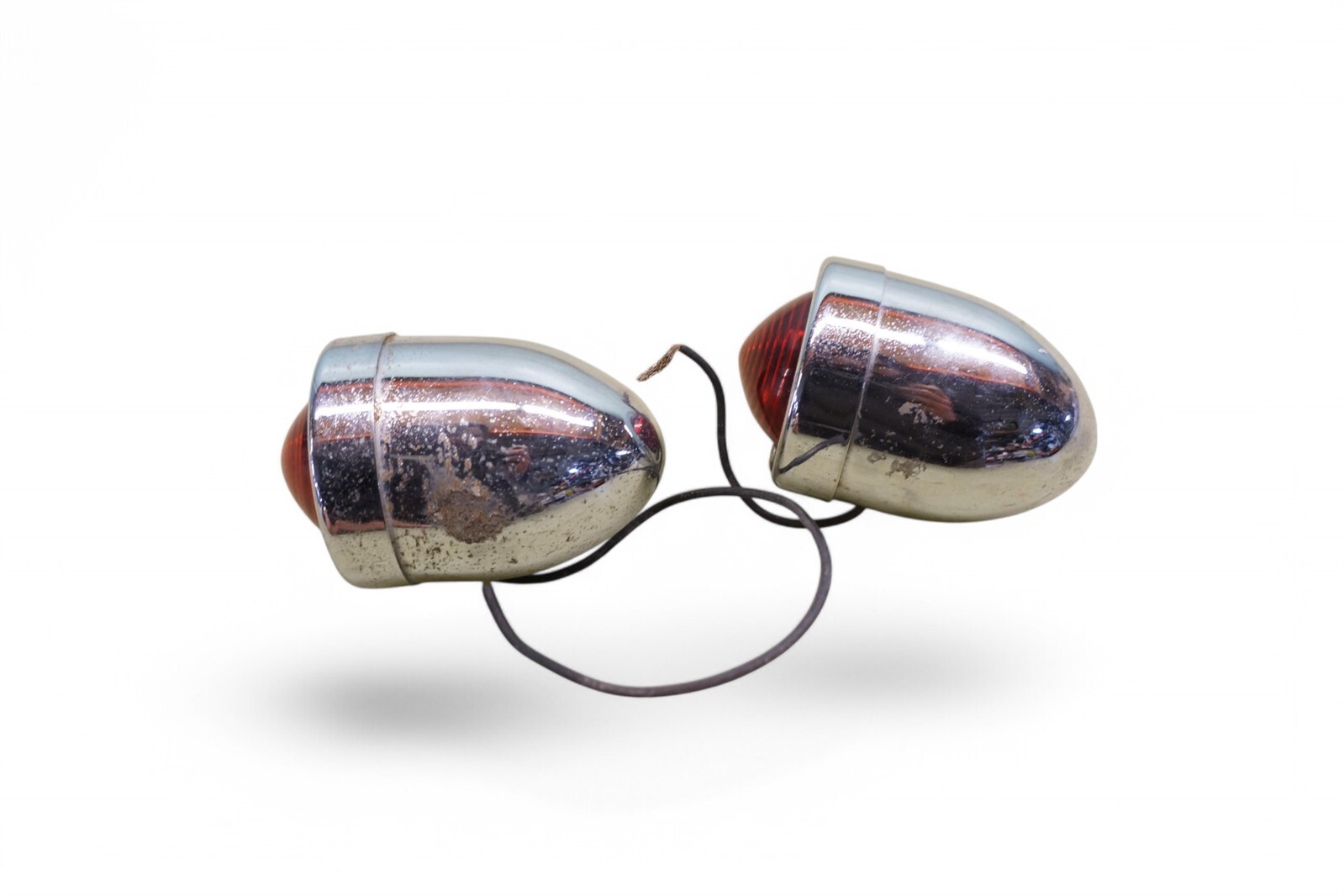 Harley Shovelhead Panhead Red Bullet Marker Light *2080