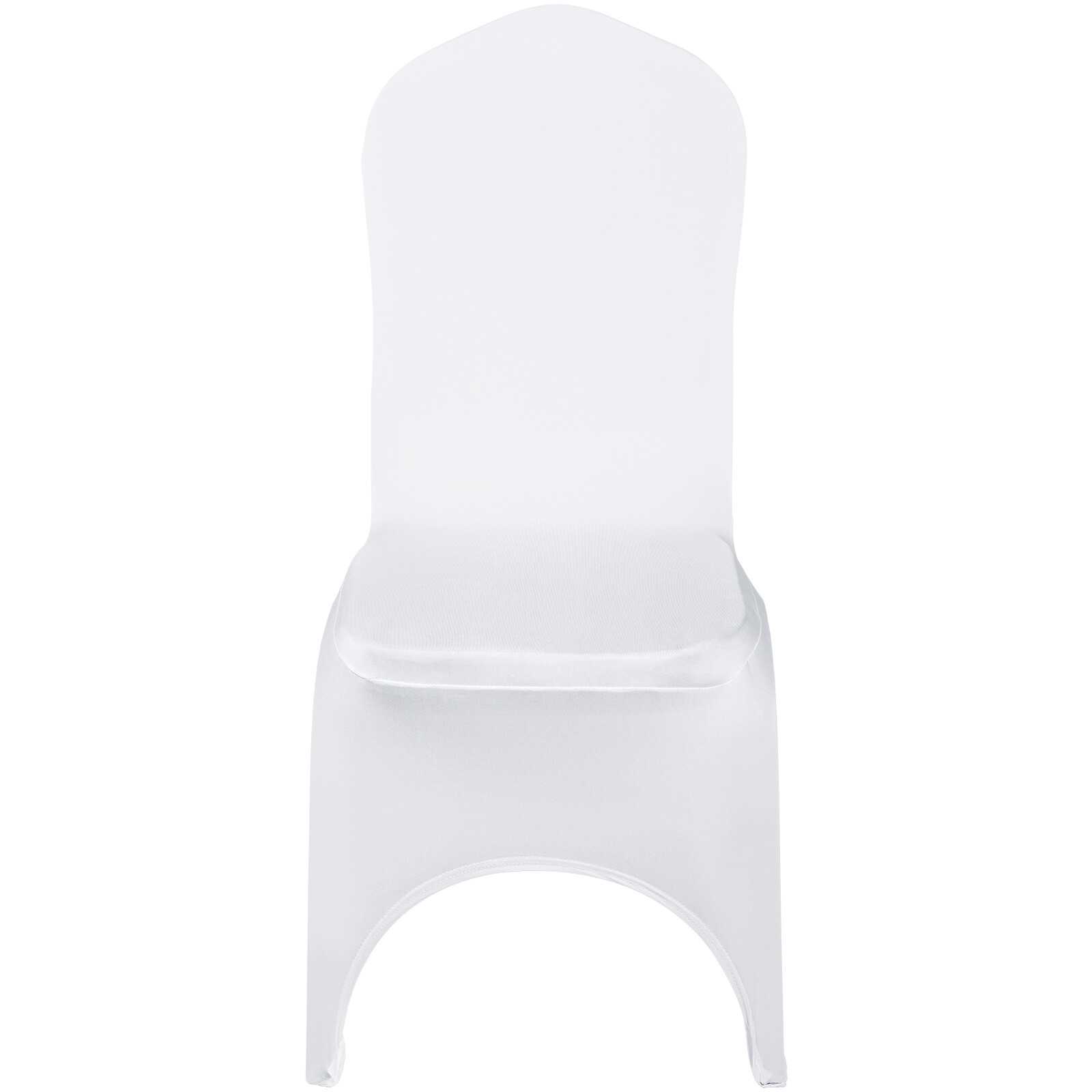 VEVOR 100PCS White Stretch Spandex Folding Chair Covers for Wedding Party Dining