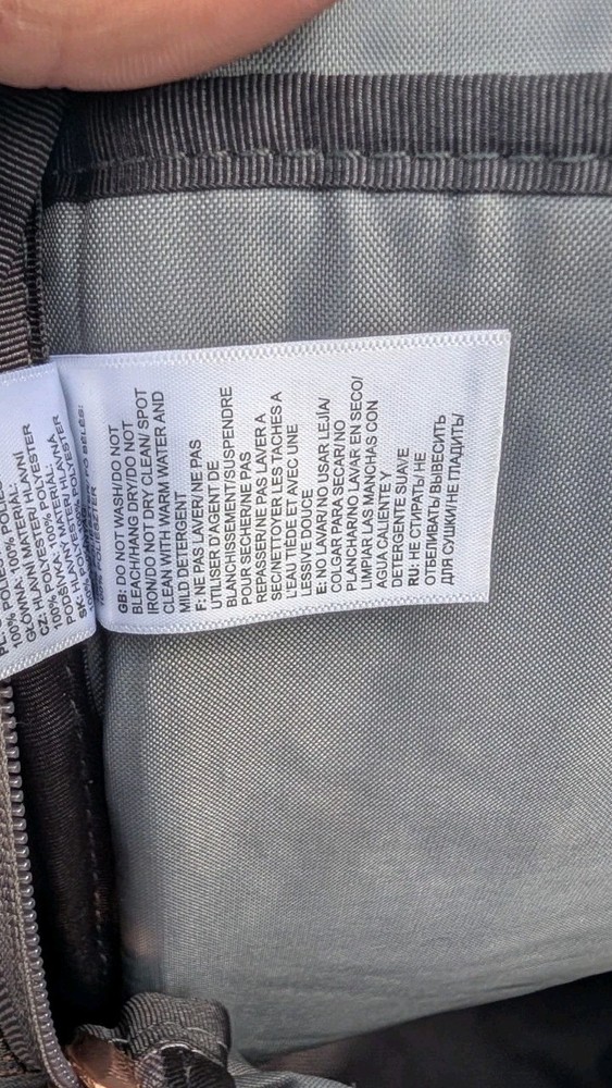 The North Face Jester Gray Daypack Backpack Hiking Adjustable Straps - READ!