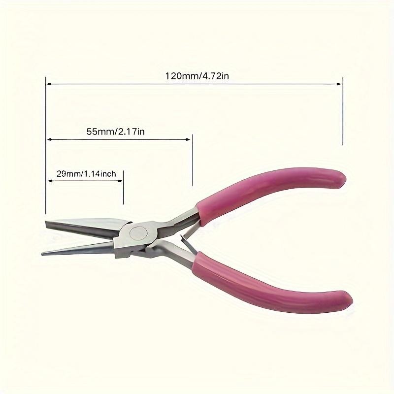 5" Round Concave Pliers – Precision Wire Loop Tool for Jewelry Making & Diy Use