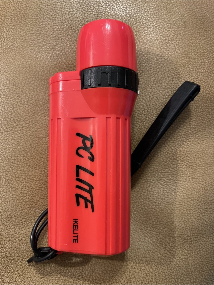 WORKING IKELITE - PC LITE Underwater Scuba Diving Torch/Flashlight Orange