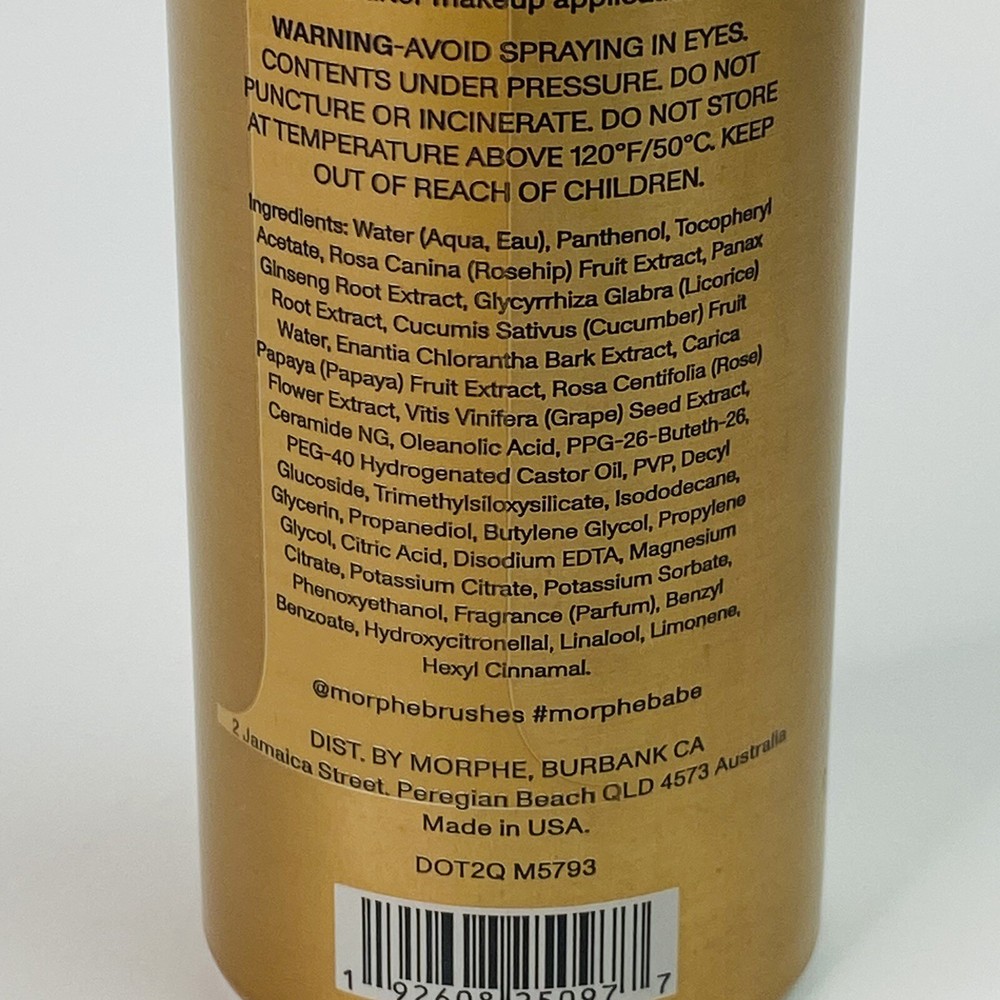 Morphe Continuous Prep & Set Mist + Makeup Prep & Setting Spray 2.8 Oz NEW