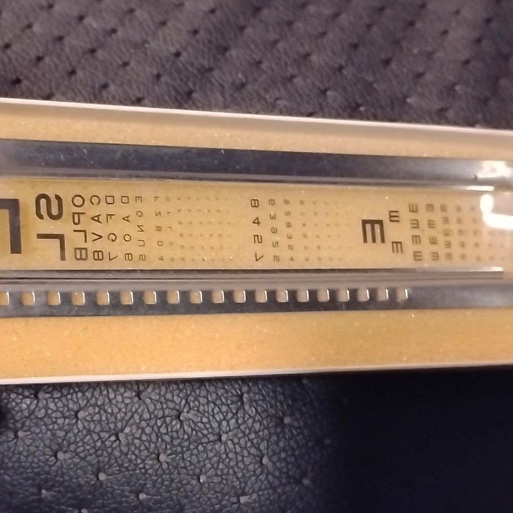 American Optical Project-O-Chart Slide Eye Vision Exam Chart Optometry