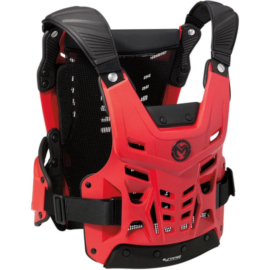 Moose Synapse Lite Pro Roost Deflector - Red/Black, Medium/Large 27010996