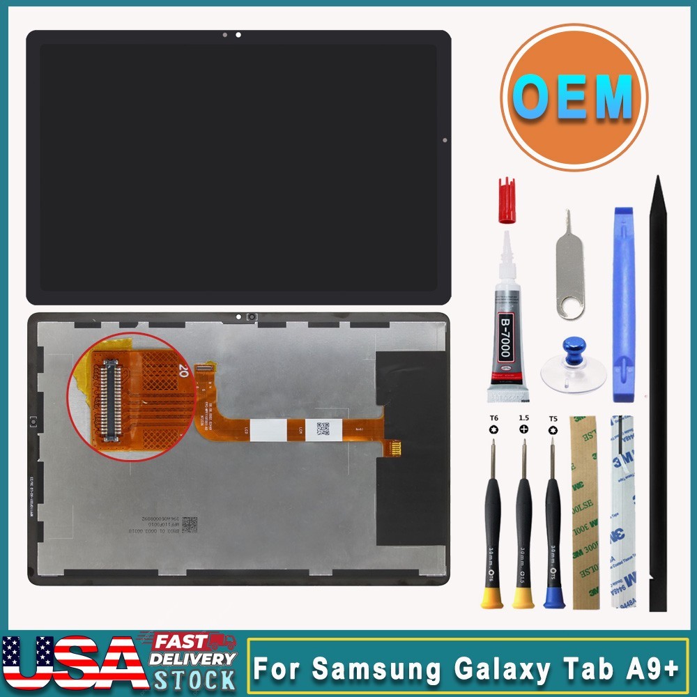 OEM LCD Display Touch Screen Digitizer Assembly For Samsung Galaxy TAB A9+ Plus