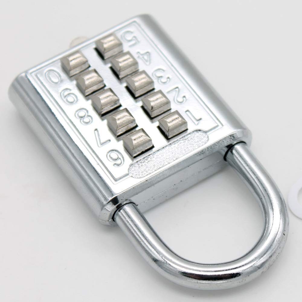 Mioni 10 Digit Push Button Combination 5 Digit Locking Mechanismblue bl