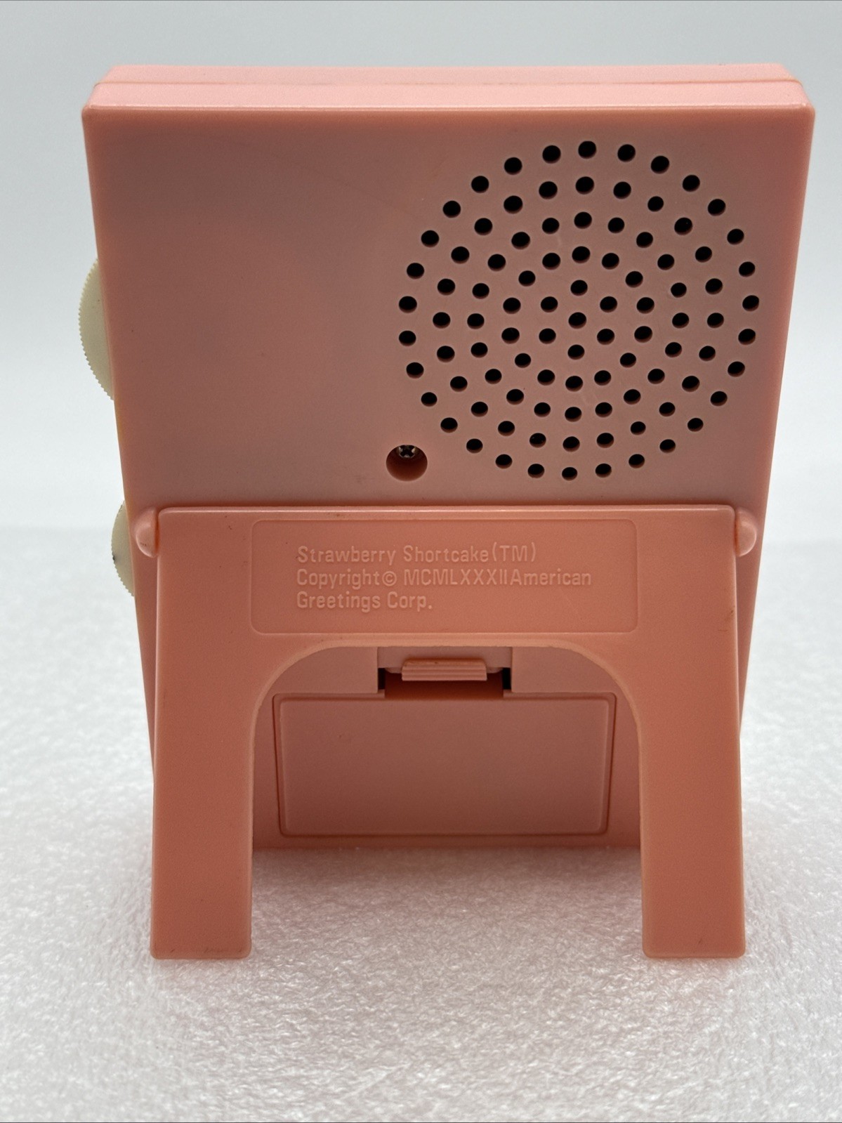Vintage 1982 American Greetings Strawberry Shortcake Novelty AM Radio Works