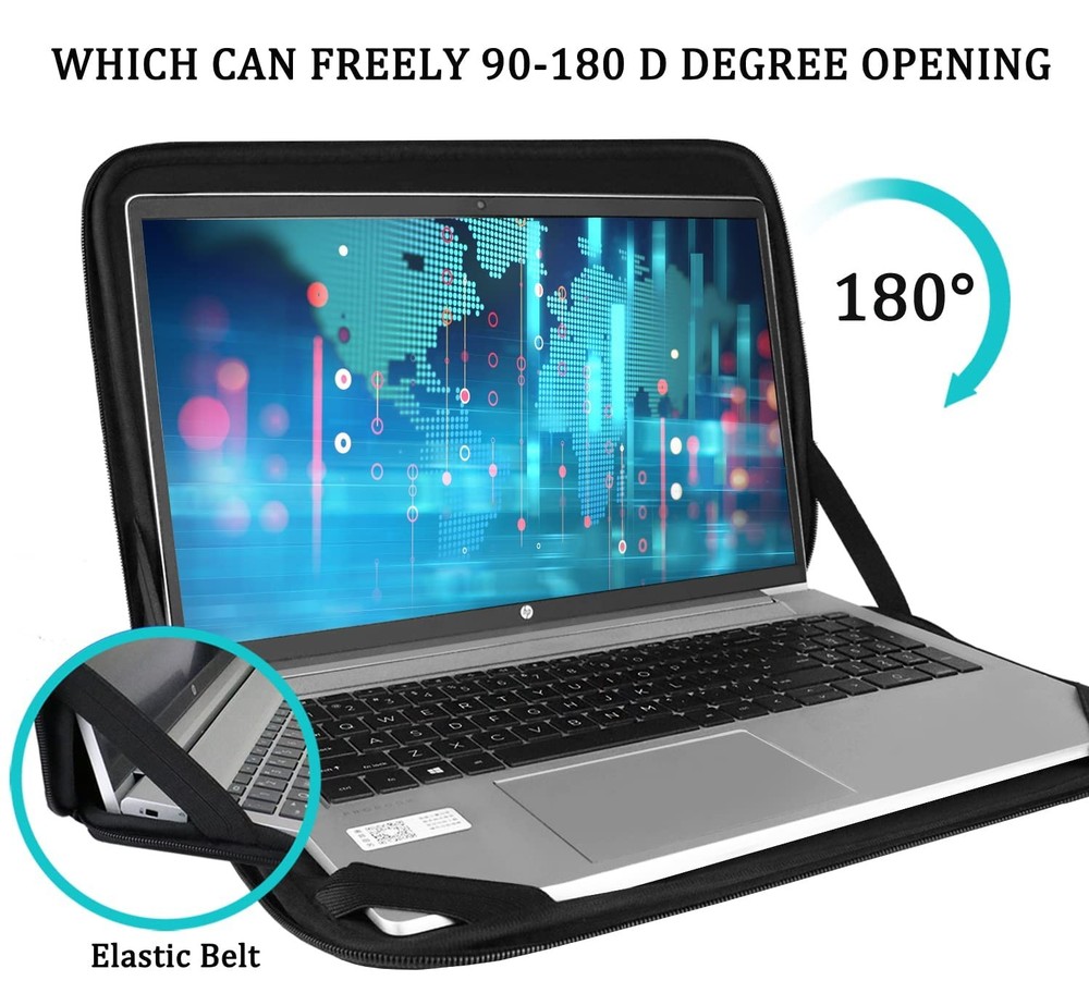 Laptop Sleeve case 14 inch, Protective Soft Padded Computer 14 Black