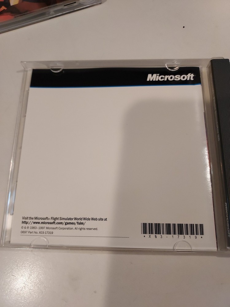 Microsoft Flight Simulator 98 Game Complete PC CD ROM