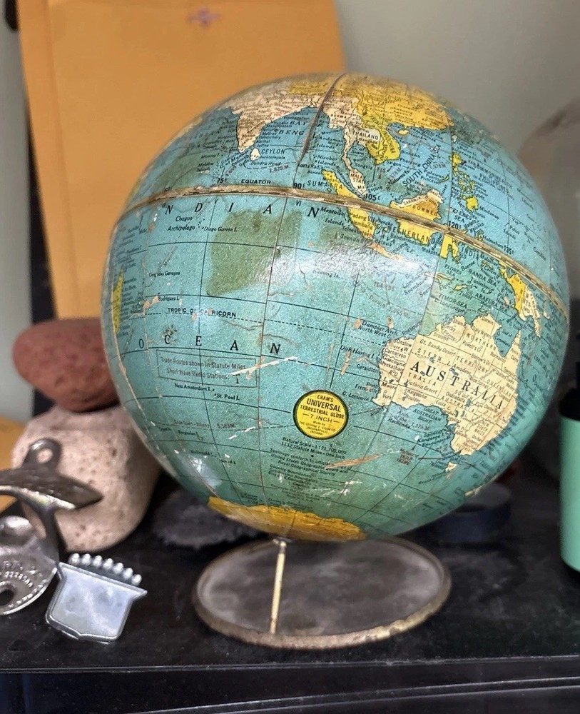 Vintage Cram’s 7” Terrestrial Globe No. 73