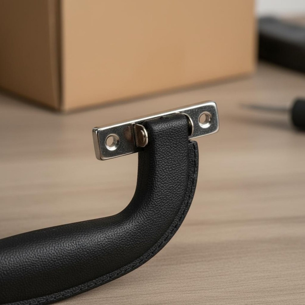 Black Case Pull Handle Heavy Duty Plastic Luggage Handle for DIYers