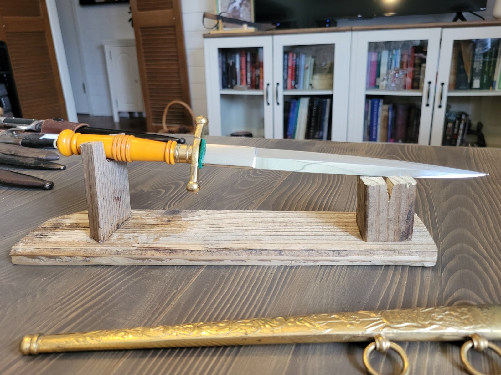 EXCELLENT! World War II Dutch Navy Officer's Ceremonial Dagger by Horster