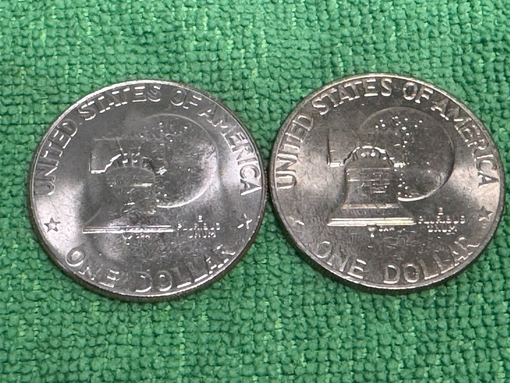 1976-P, T1 Eisenhower “Ike Silver Dollar” - AU Condition
