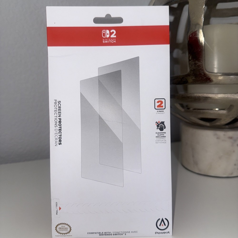 PowerA Screen Protector for Nintendo Switch 2 Pack Of Two