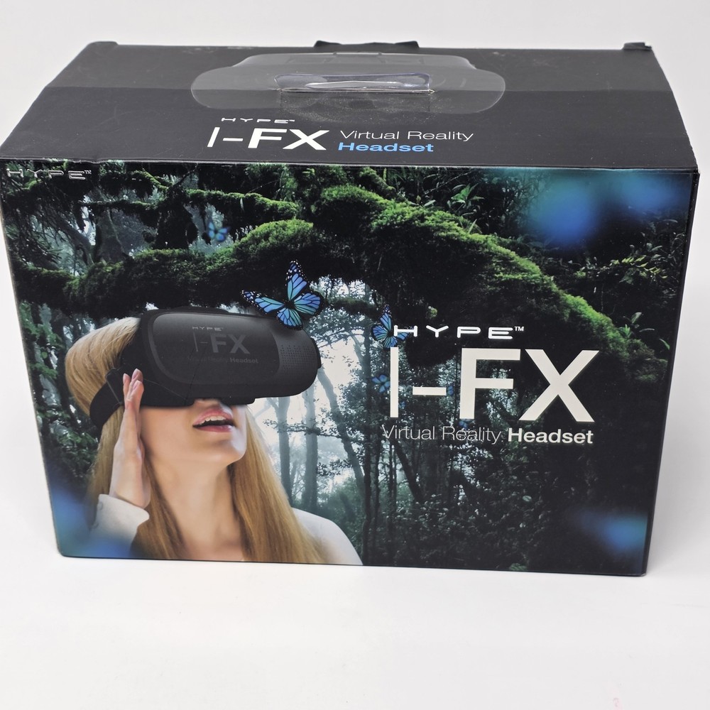 Hype I-FX Virtual Reality Headset Black Lightweight