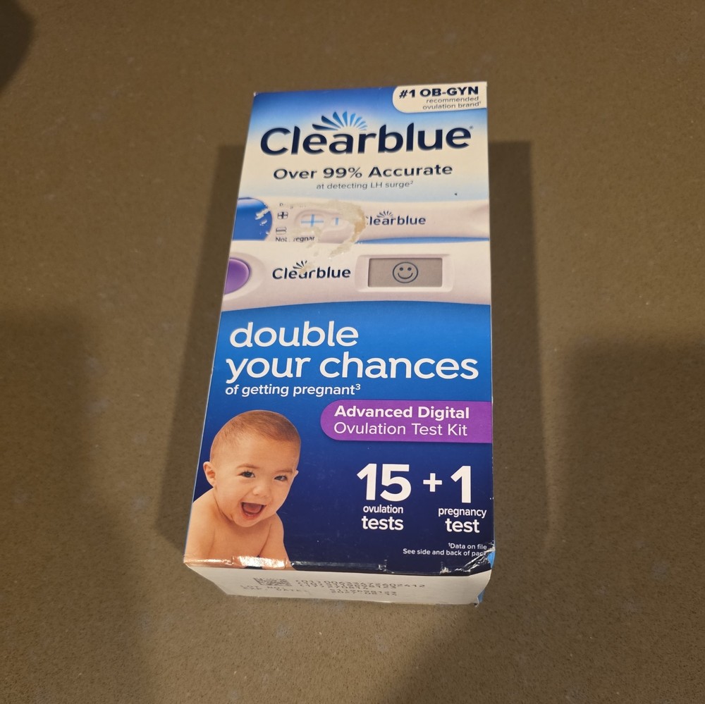 Clearblue Advanced Digital Ovulation Test Home LH Ovulation Test Kit