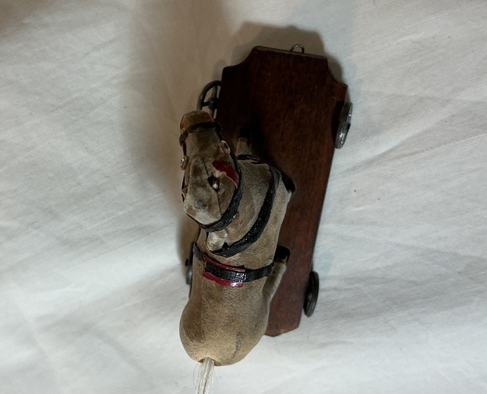 Antique Vintage Miniature Horse Pull Toy