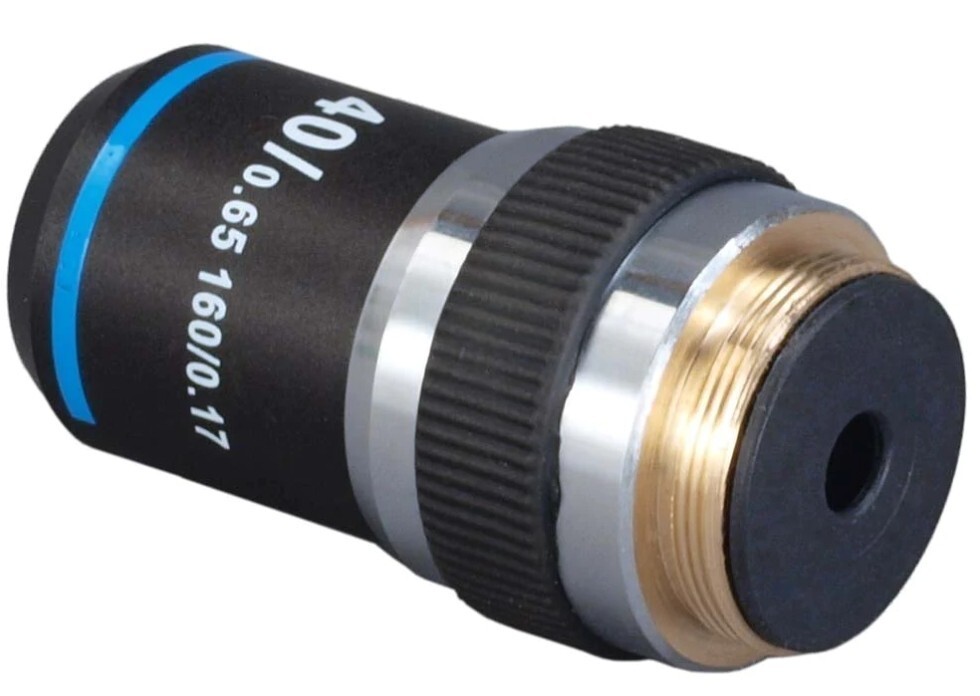 OMAX 40X (SPRING) ACHROMATIC OBJECTIVE *NEW OPEN BOX*