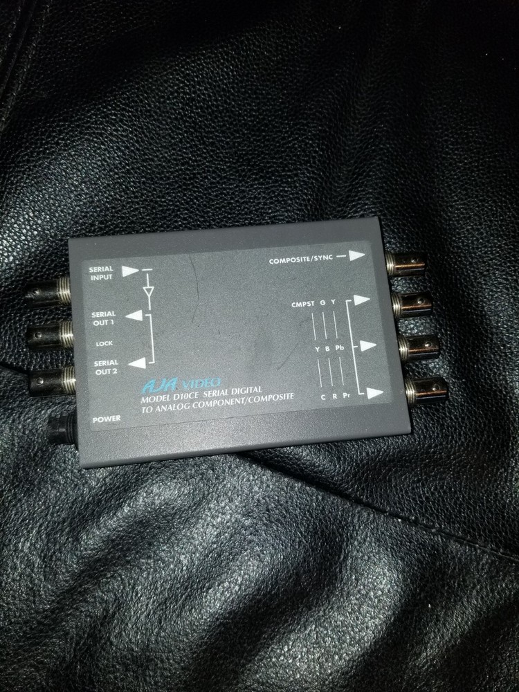 AJA D10CE Serial Digital to Analog Component/Composite Mini Converter