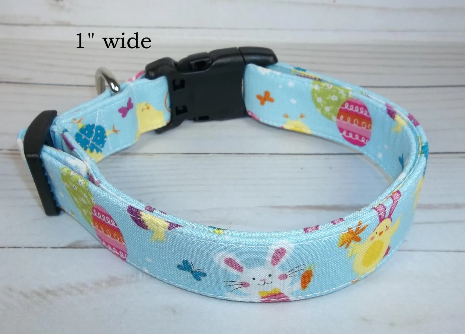 Cute Easter Bunny Chick Spring Terri's Dog Collar handmade adjustable boy girl