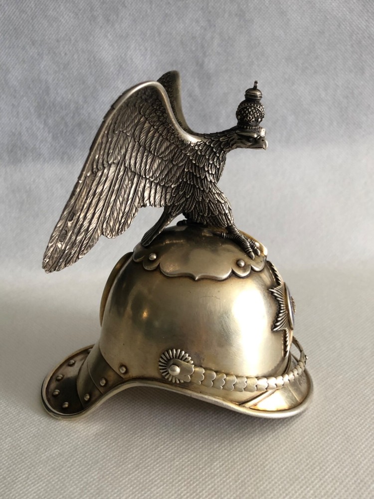A Faberge Parcel-Gilt Silver Charka