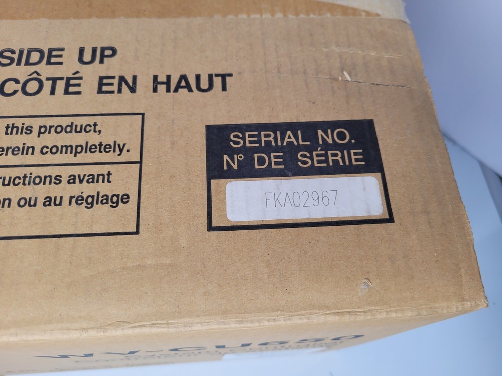 Panasonic Security System Controller - WV-CU650 Keyboard, Joystick New In Box