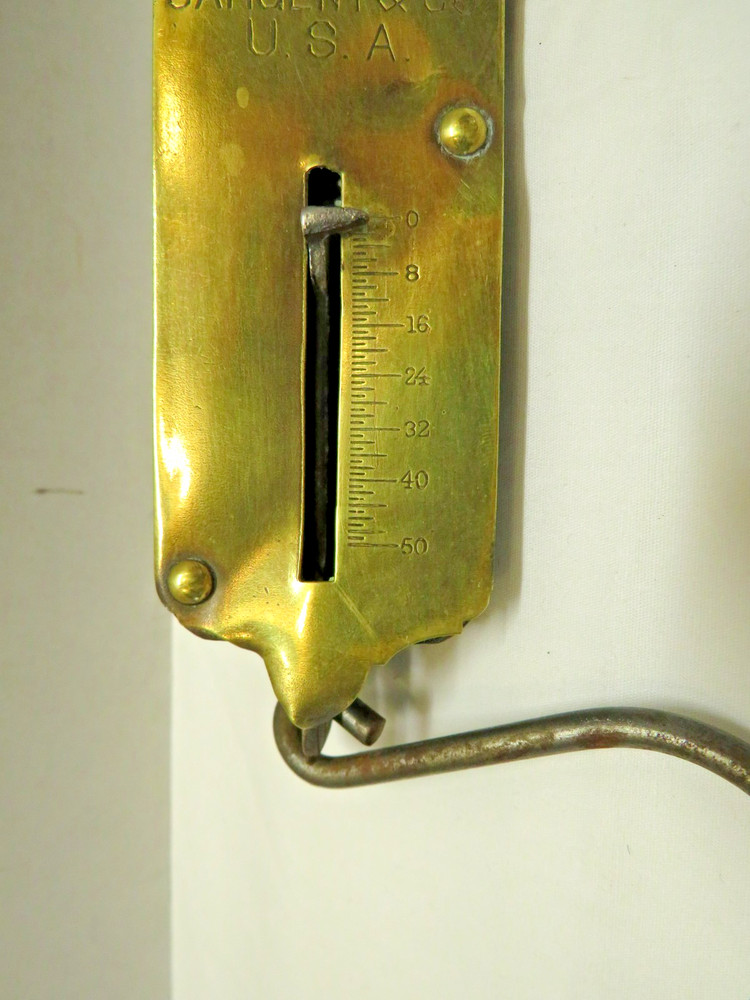 Antique Excelsior Improved Spring Balance Weight Scale 50#