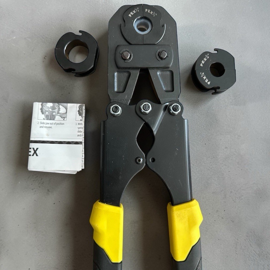 APOLLO PEX Crimp Tool KIT Multi Head Model 69PTKH0015Q *Missing Go/No-Go Gauge*