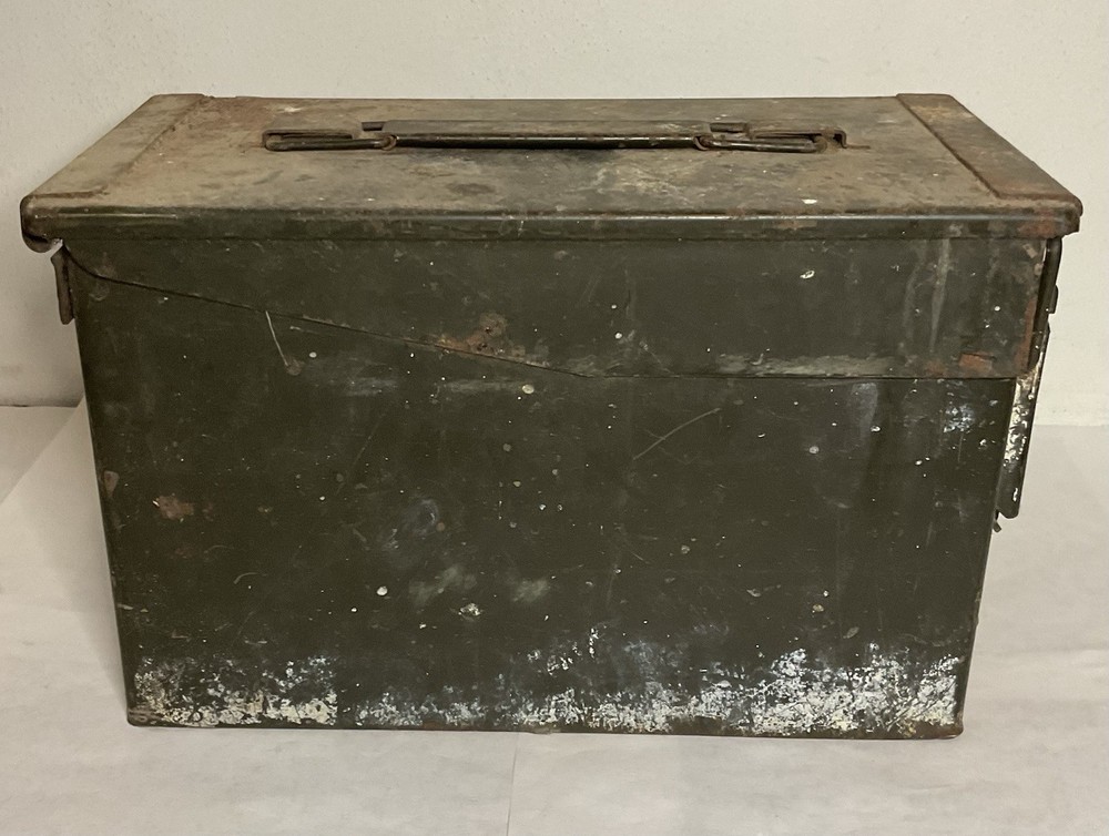 Vintage Military Ammo Box, Not Marked