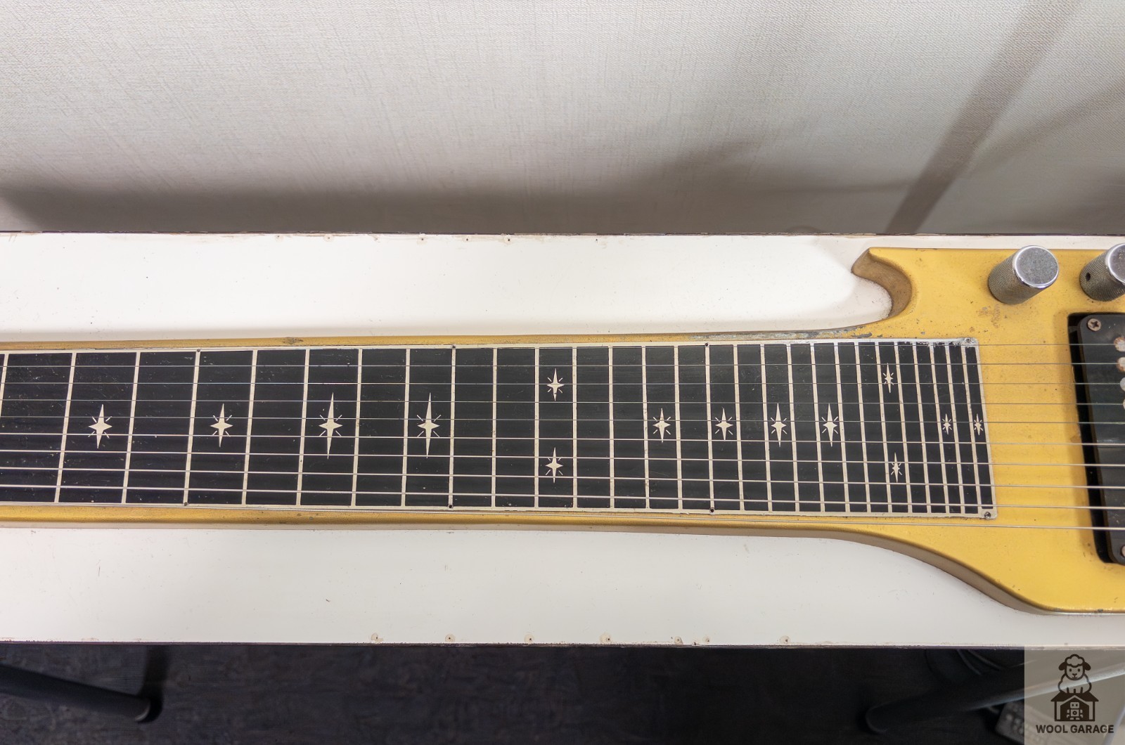 FUZZY 10 String Pedal Steel Guitar 6 Pedals w/ Hard Case Vintage From Japan