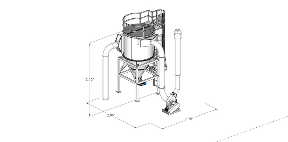 HO Scale Dust Collection Rd. S. Kit for Grain Elevator Structures 1:87