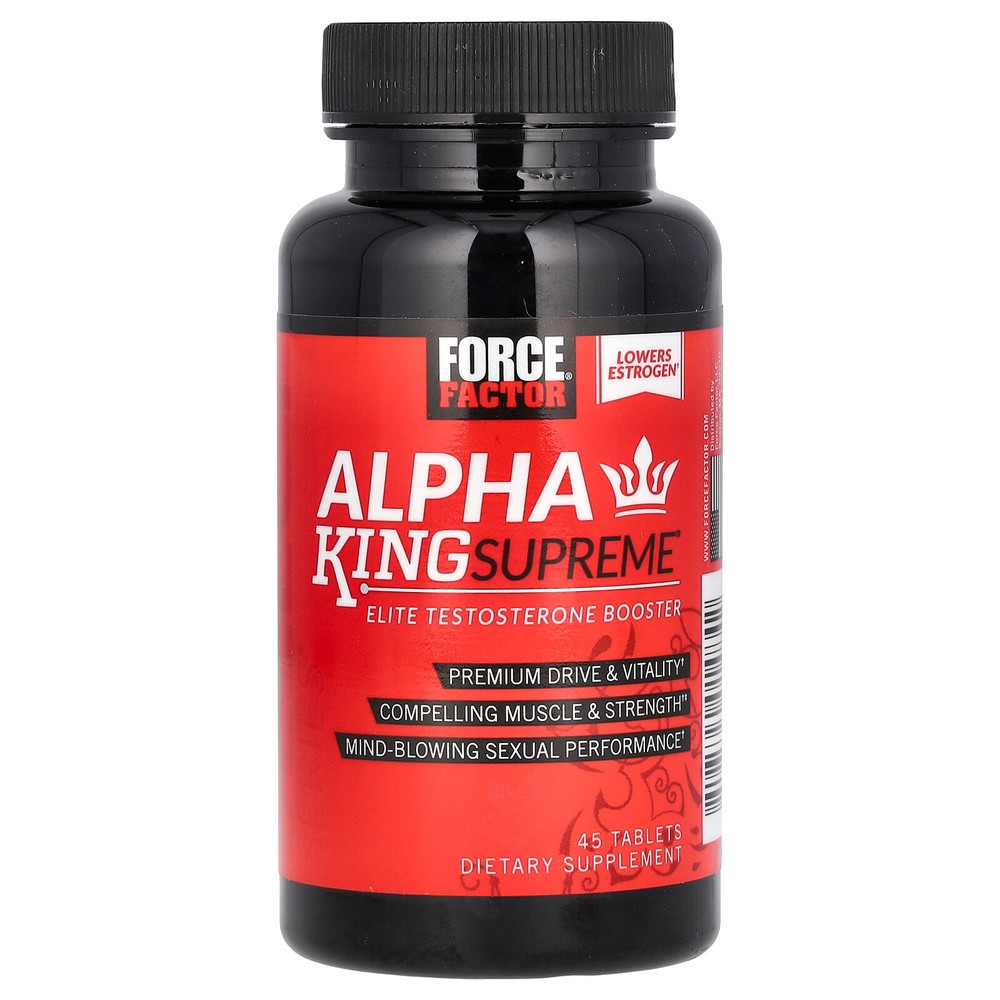 Alpha King Supreme, Elite Testosterone Booster, 45 Tablets