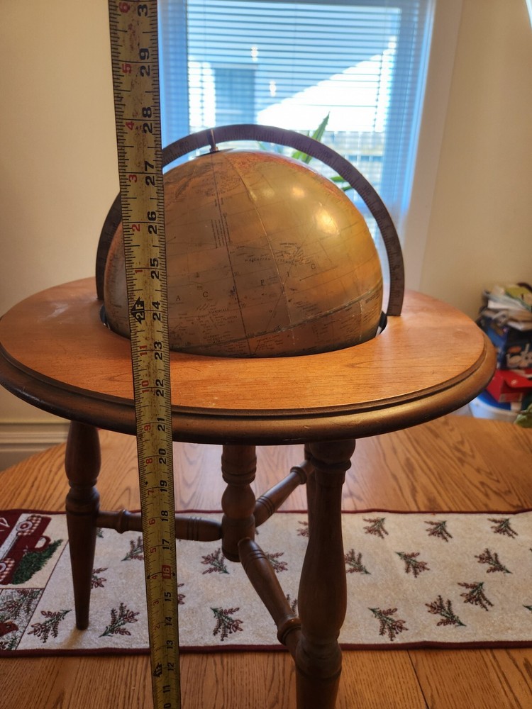 Vintage Replogle Stereo Relief 12” Globe USSR