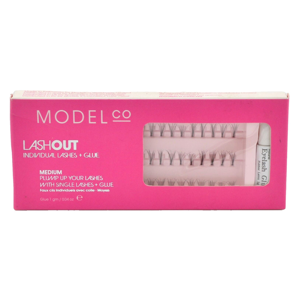 Model Co Lash Out Individual Lashes+Glue Medium 0.04 oz