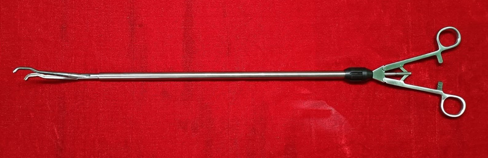 Laparoscopic Satinsky Forceps 10mmx400mm SS Best Quality Reusable Instruments